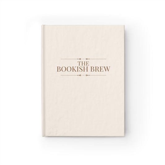 Journal — 'The Bookish Brew' Hardcover Ruled Notebook