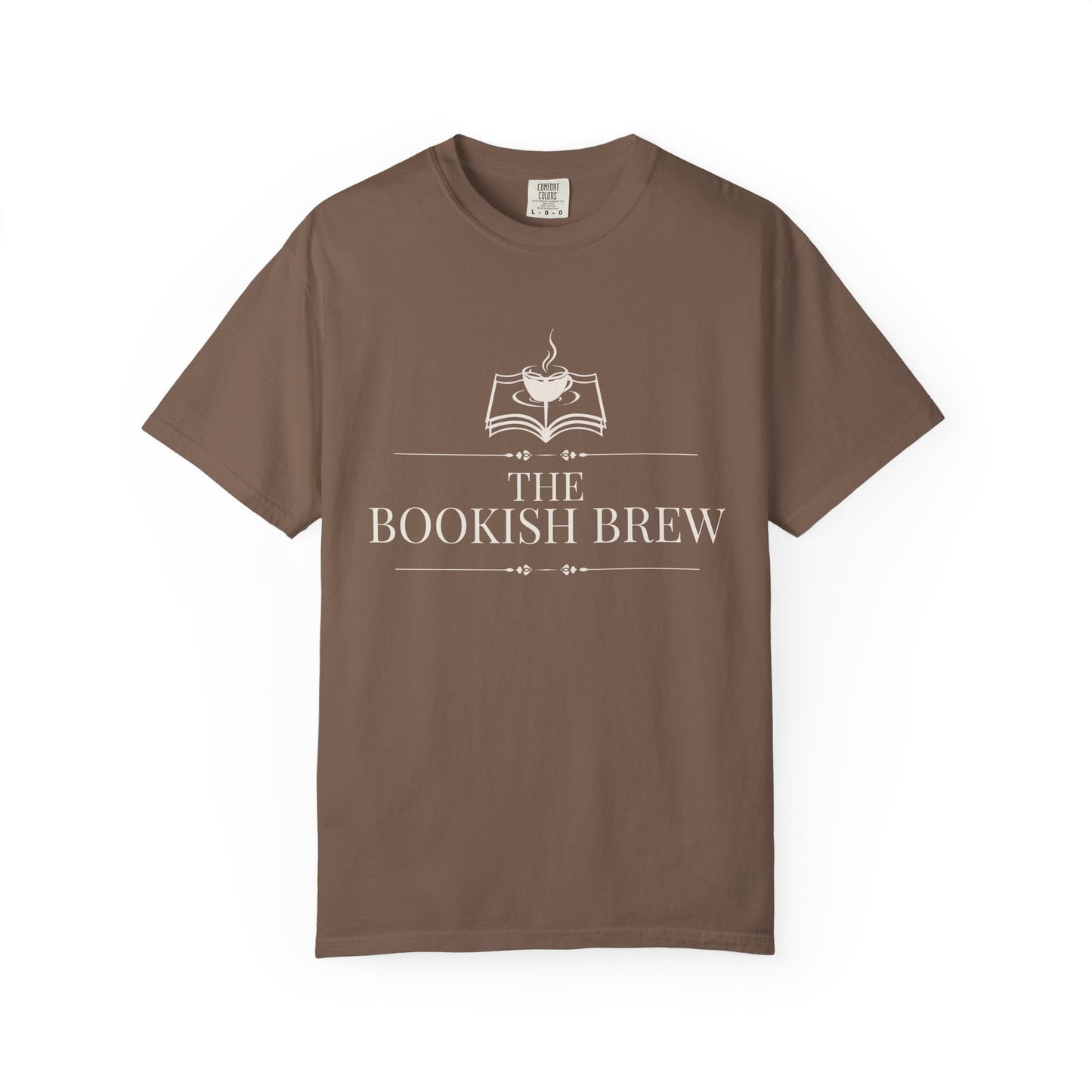 The Bookish Brew Resident Tee — Garment-Dyed Cotton | S–3XL