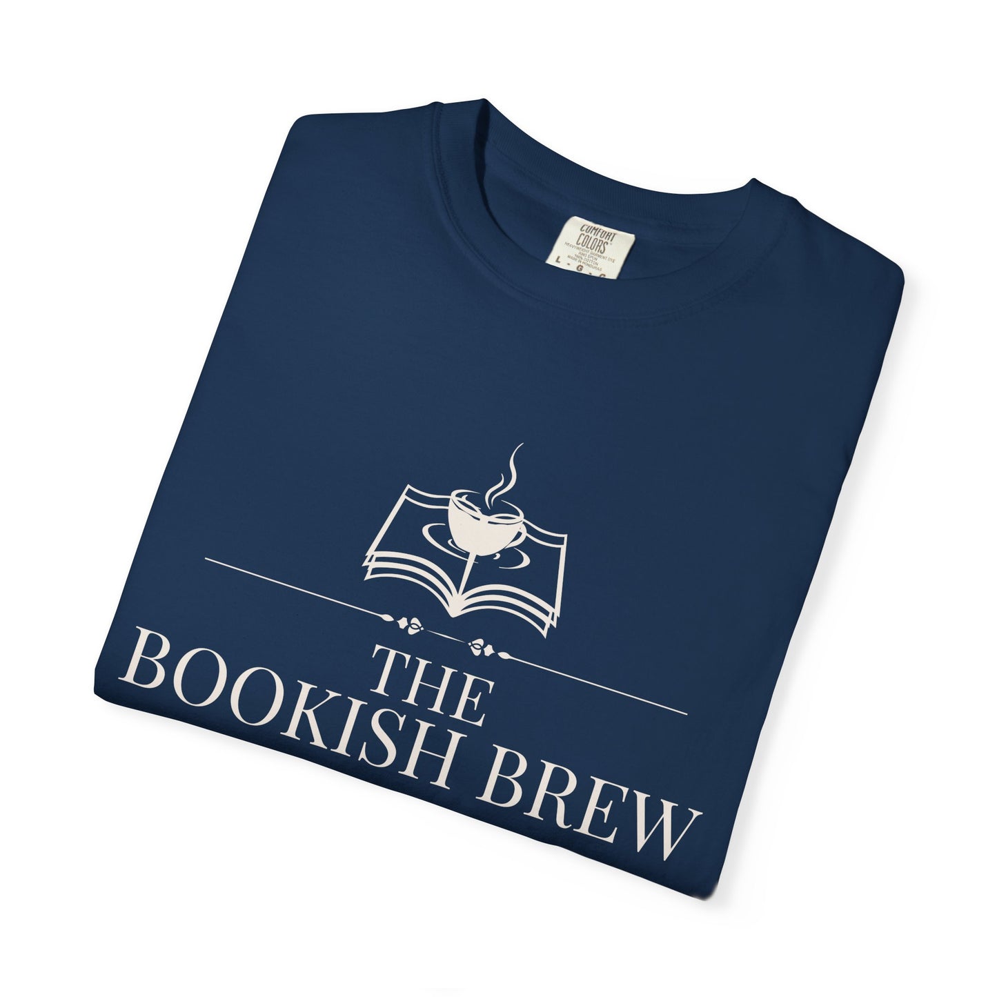 The Bookish Brew Resident Tee — Garment-Dyed Cotton | S–3XL