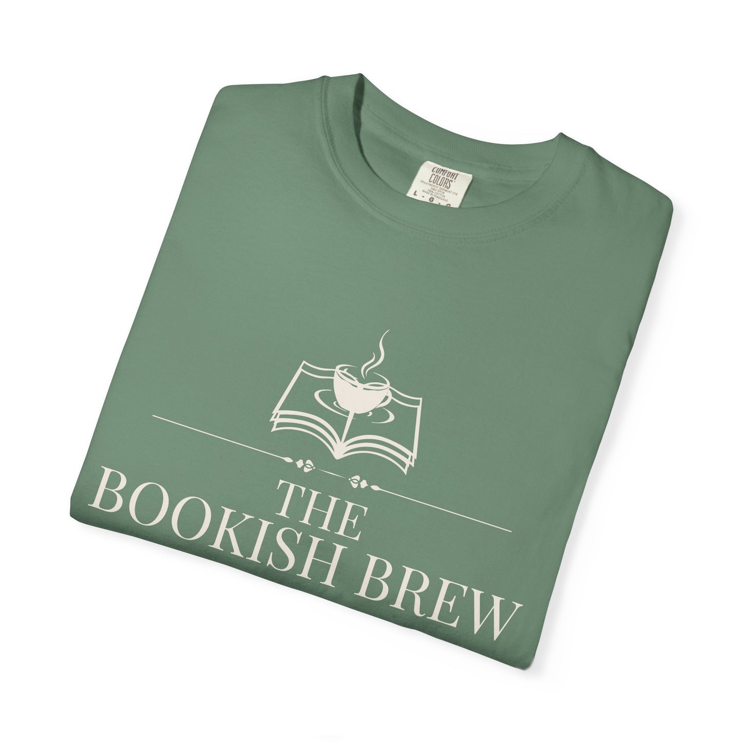 The Bookish Brew Resident Tee — Garment-Dyed Cotton | S–3XL