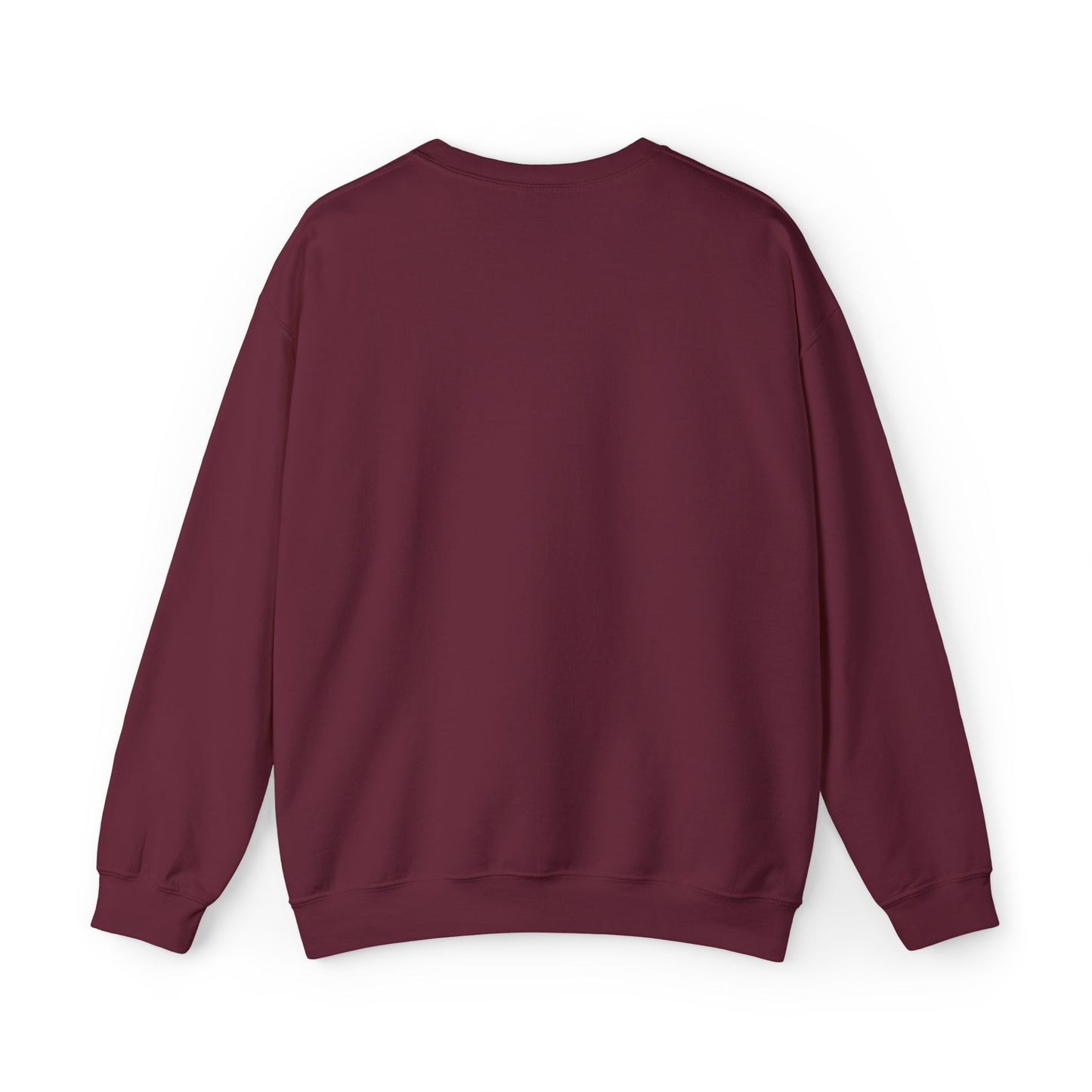 Books & Coffee Embroidered Crewneck — Vintage Reader Sweatshirt