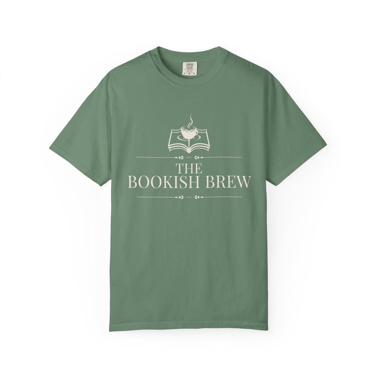 The Bookish Brew Resident Tee — Garment-Dyed Cotton | S–3XL