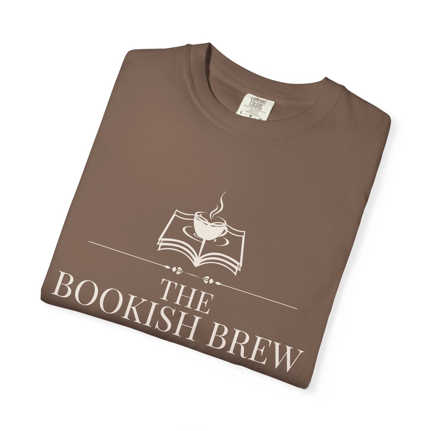 The Bookish Brew Resident Tee — Garment-Dyed Cotton | S–3XL