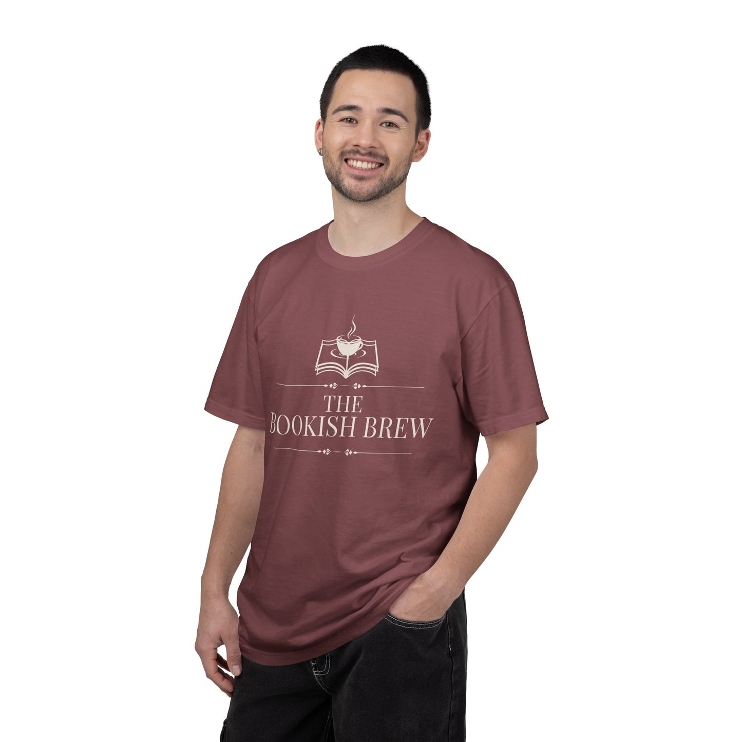 The Bookish Brew Resident Tee — Garment-Dyed Cotton | S–3XL