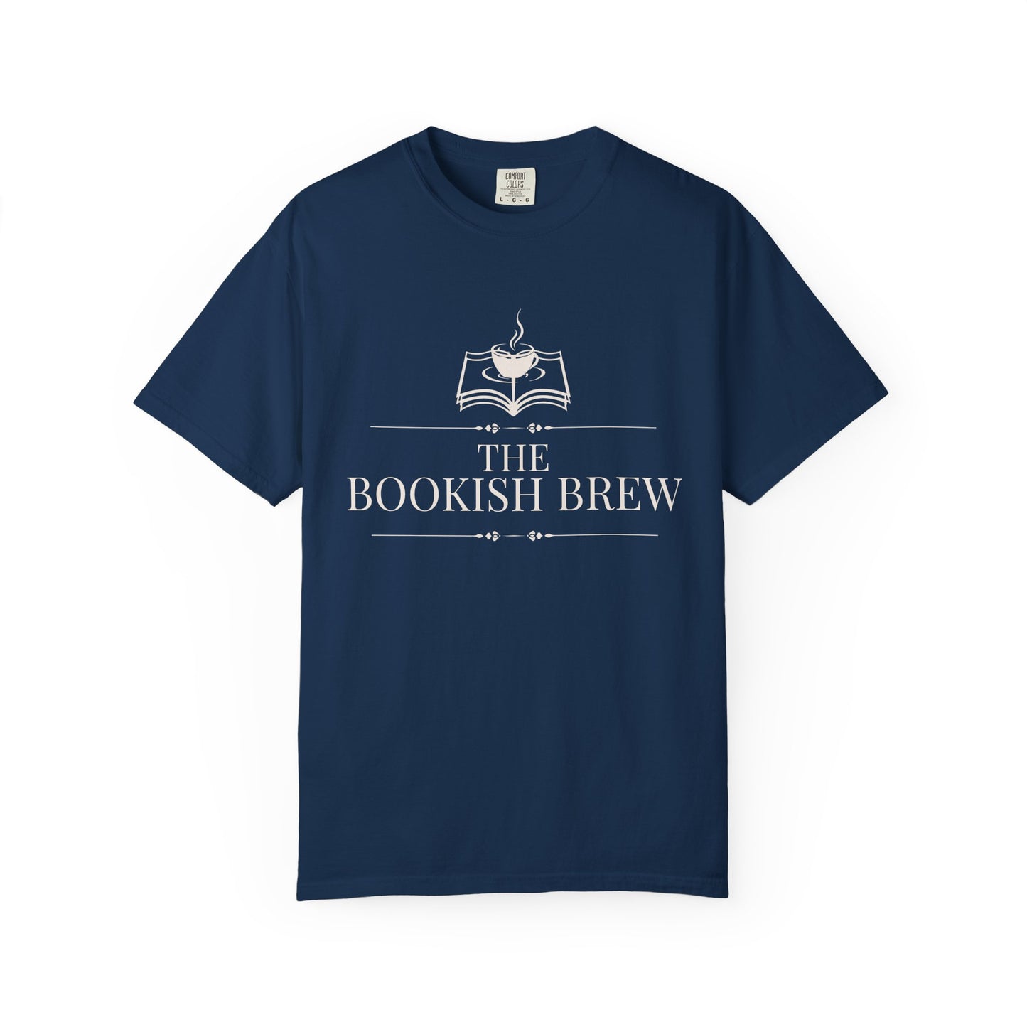 The Bookish Brew Resident Tee — Garment-Dyed Cotton | S–3XL
