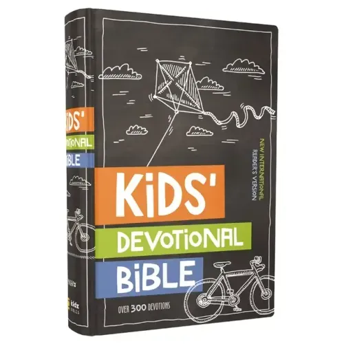Nirv, Kids' Devotional Bible, Hardcover: Over 300 Devotions